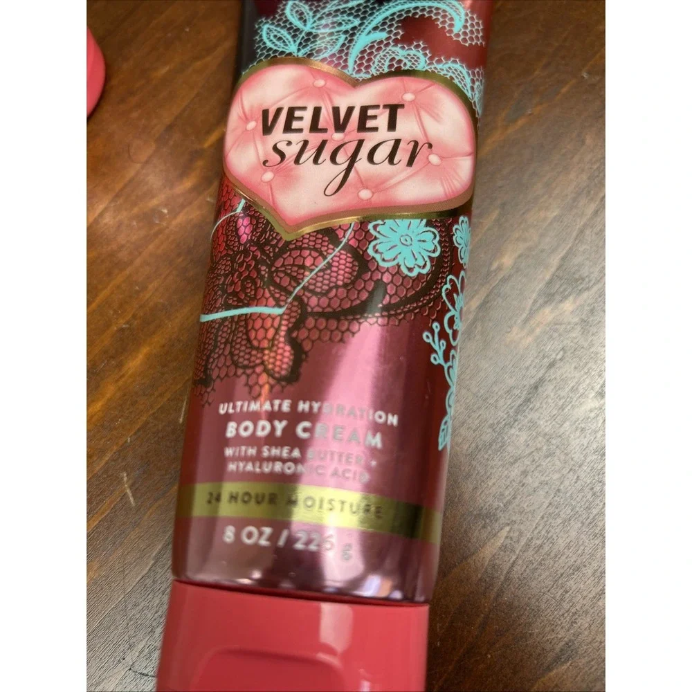 Set of 3 Bath & Body Works Velvet Sugar Ultamite Hydration Body Creams